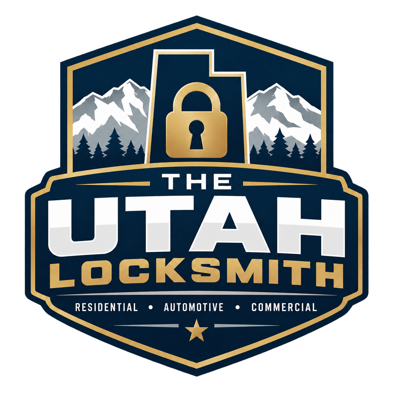 The Utah Locksmith logo